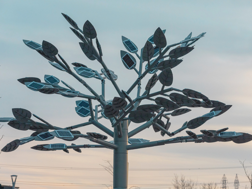 Tilia solar tree for Candiac | Solidel