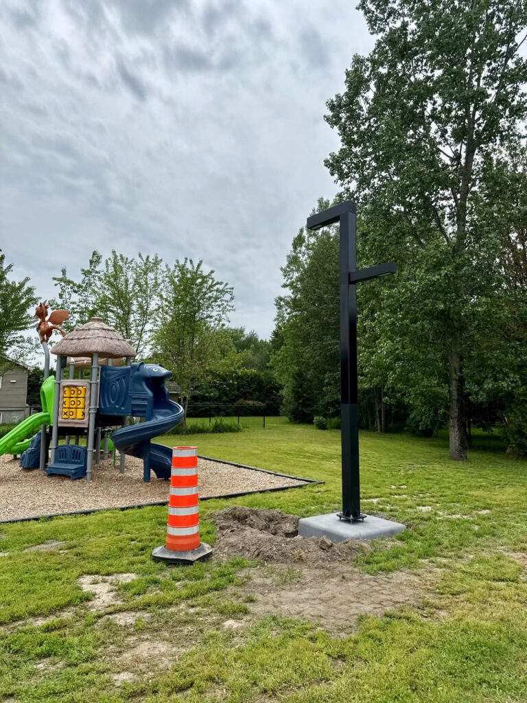 Éclairage solaire Solidel -Parc Turgeon