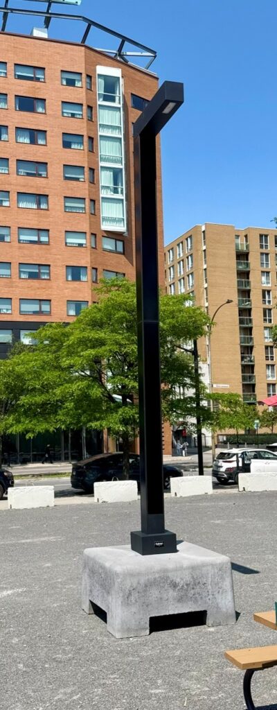 Lampadaire solaire Orion - Ville de Montréal